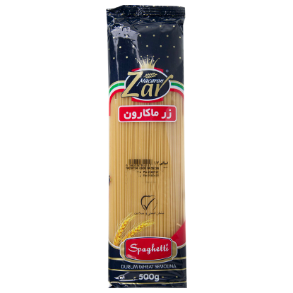 تصویر  اسپاگتی قطر 1.7 زرماکارون 500 گرمی
