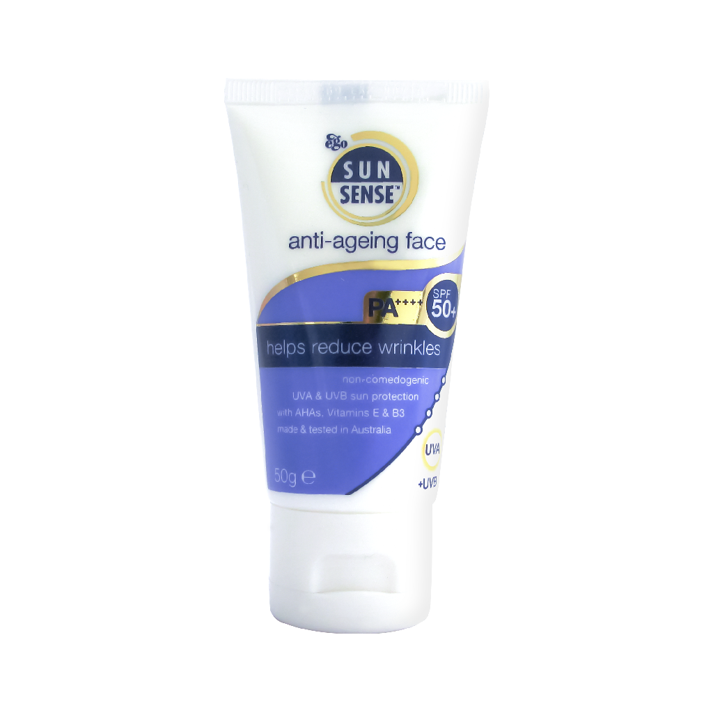 لوسیون ضد آفتاب ایگو سری سان سنس آنتی ایج +SPF50 وزن ۵۰ گرم