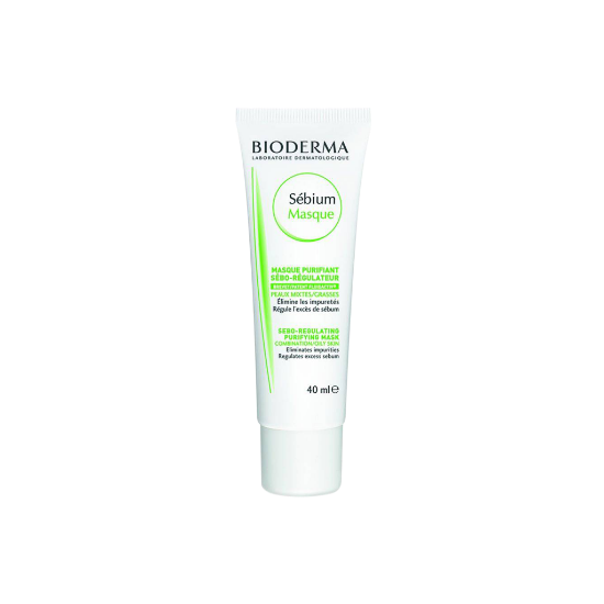 ماسک پاکسازی پوست بایودرما سری سبیوم حجم 40 میلی لیتر