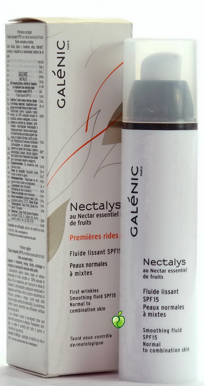 فلوئید ضد چروک گلنیک سری نکتالیس SPF15 حجم 50 میلی لیتر