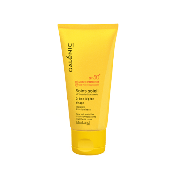 کرم ضد آفتاب ضد پیری گلنیک +SPF50 حجم ۵۰ میلی لیتر