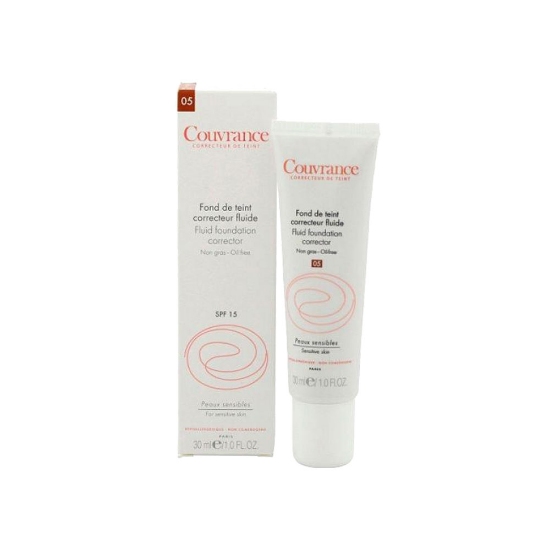 کرم پودر مایع اون سری کوورانس با SPF15 رنگ خورشیدی و حجم ۳۰ میلی لیتر