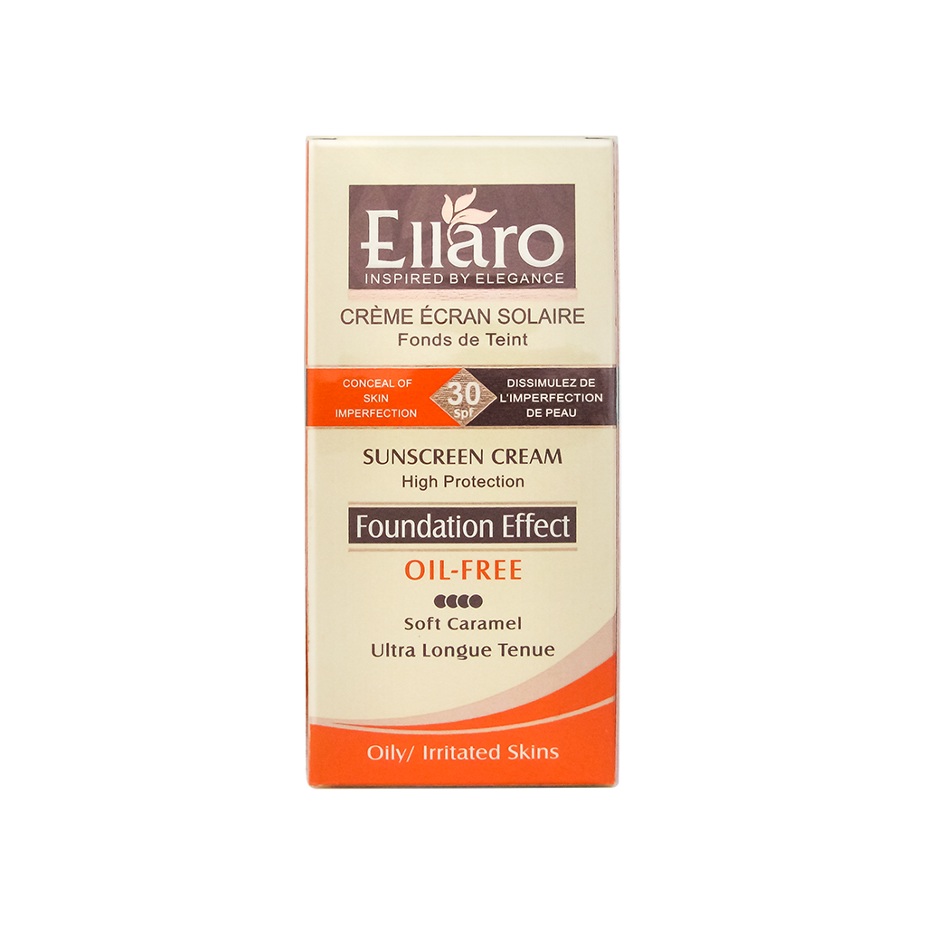 کرم ضد آفتاب فاقد چربی الارو رنگ کاراملی SPF30 حجم 40 میلی‎ لیتر