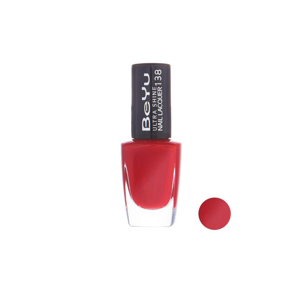 لاک ناخن الترا شاین بی یو BeYu Ultra Shine Nail Polish (کد رنگ 138)
