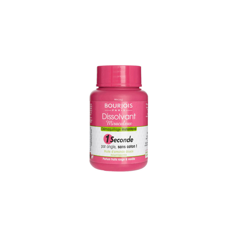 لاک پاک کن اسمارت بورژوآ Bourjois Dissolvant 1 Seconde Nail Polish Remover