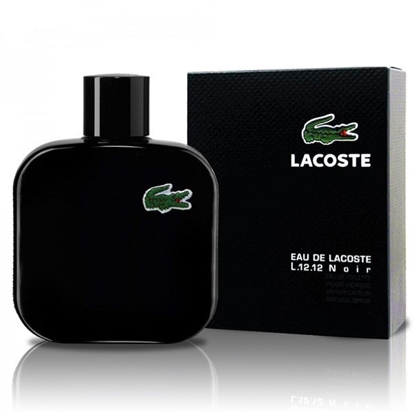 ادو تویلت مردانه لاکاست مدل L.12.12 Noir Intense حجم 100 میلی لیتر