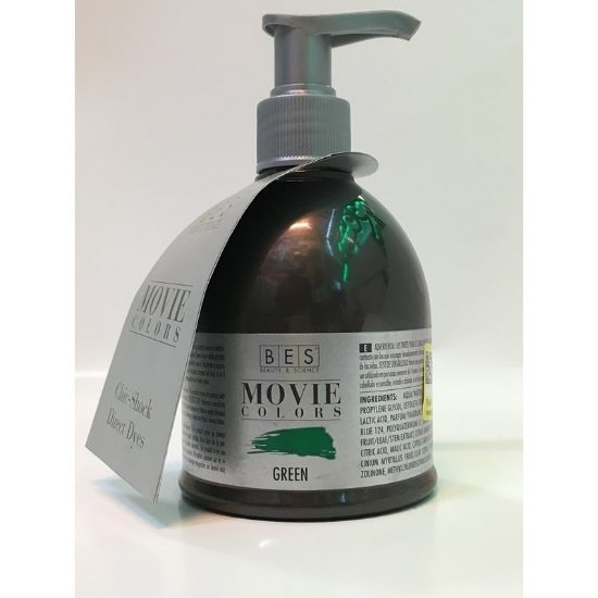 شامپو رنگ سبز بس BES MOVIE COLORS Green