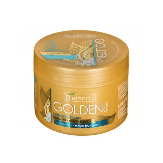 روغن نرم کننده بدن بیلندا سری Golden Oils مدل Ultra Moisturizing حجم ۲۰۰ میلی لیتر