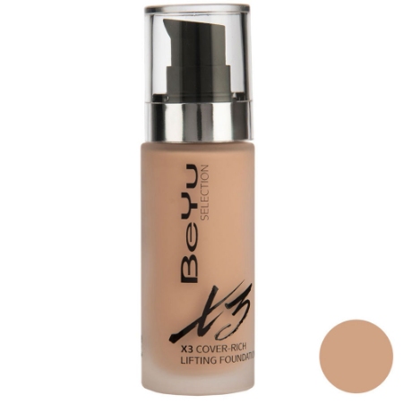 کرم پودر بی یو مدل کاور ریچ لیفتینگ X3 شماره ۷۵ حجم ۳۰ میلی لیتر