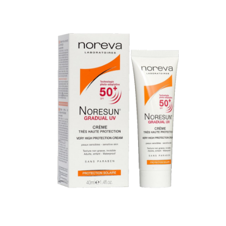 کرم ضد آفتاب نوروا سری نورسان گرجوال +SPF50 حجم ۴۰ میلی لیتر