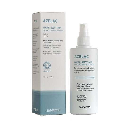 لوسیون بدن ضدجوش سسدرما آزلاک حجم ۱۰۰ میلی لیتر