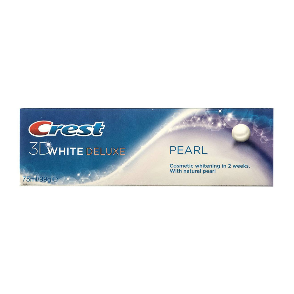 خمیر دندان کرست سری 3D White مدل Pearl حجم 75 میلی لیتر
