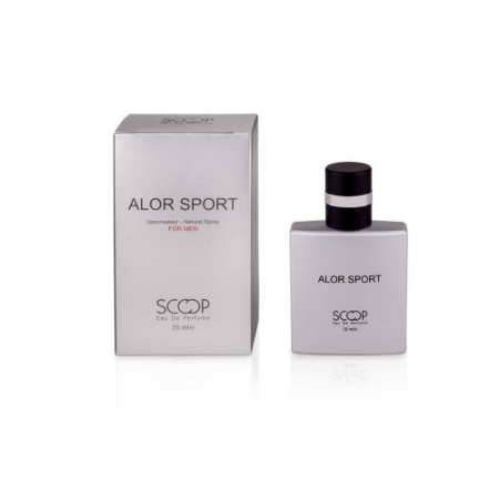 عطر جیبی مردانه اسکوپ مدل Alor Sport حجم 25 میلی لیتر