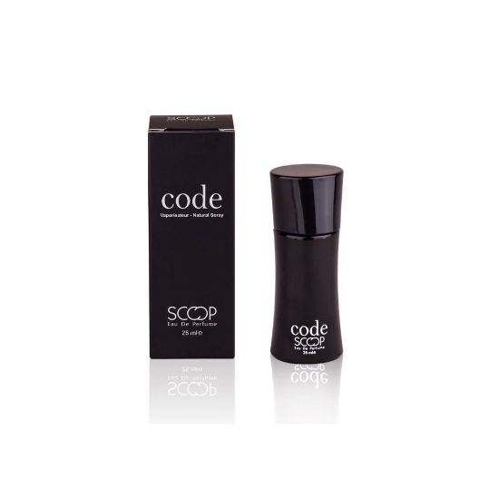 عطر جیبی مردانه اسکوپ مدل Code حجم 25 میلی لیتر