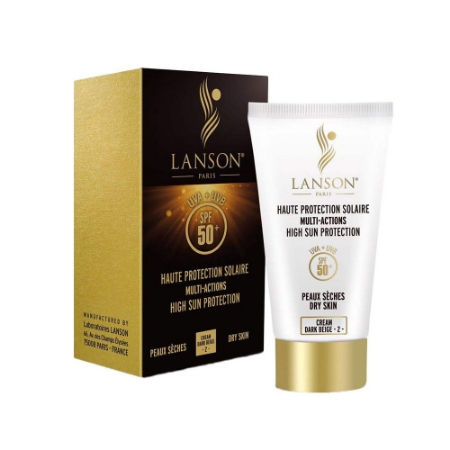 کرم ضد آفتاب لانسون مدل Multi action شماره 2 حجم 40 میلی‌لیتر