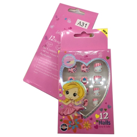 ناخن مصنوعی کودک مجیک گرل مدل A31