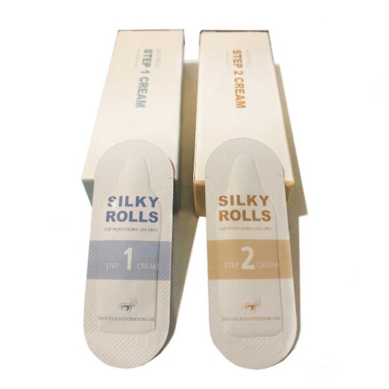 مواد شماره 1 و 2 لیفت مژه و ابرو سیلکی رولز