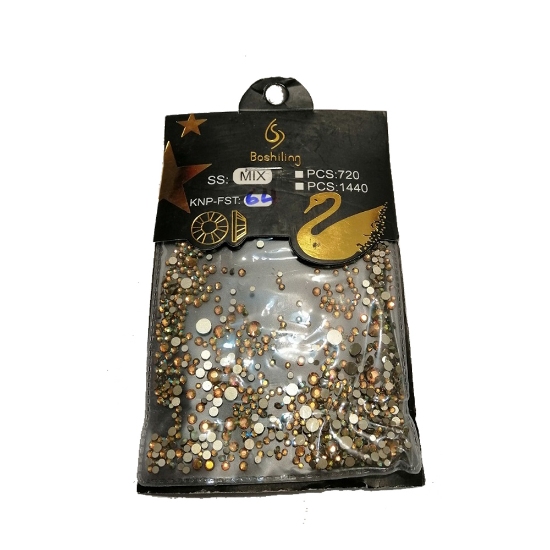 نگین ناخن وینز 720 عددی 5 سایز شماره 64