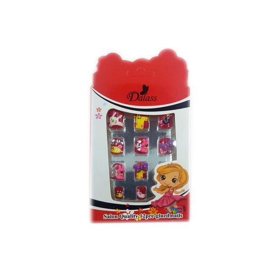 ناخن مصنوعی کودک دالاس نگین دار شماره 3853