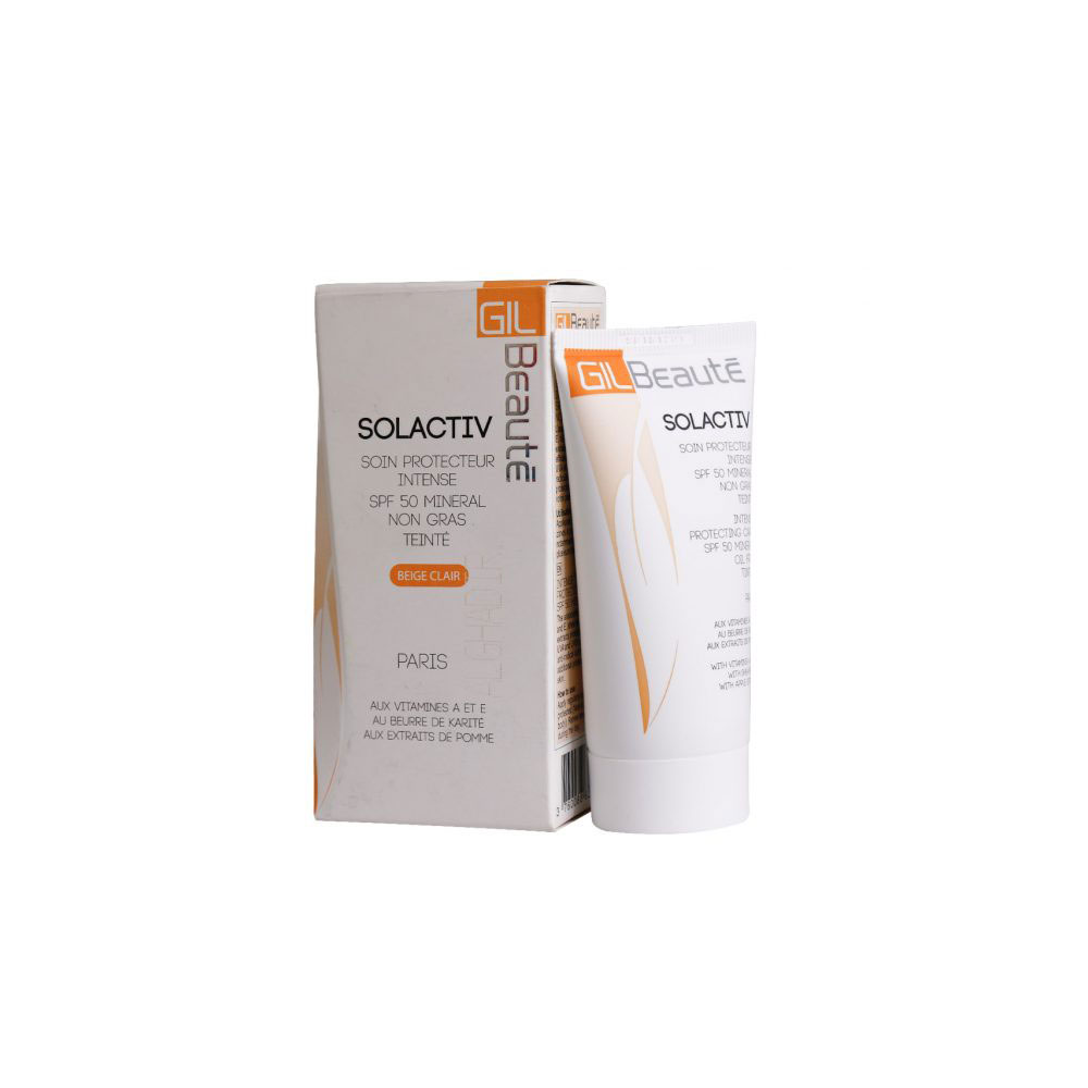 کرم ضد آفتاب مینرال ژیل بوته SPF50 بژ روشن حجم 50 میلی لیتر