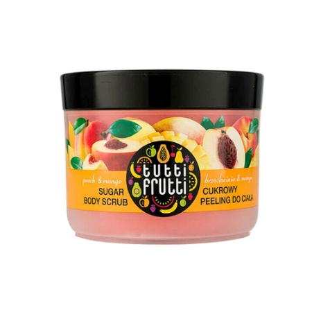 لایه بردار بدن شکری فارمونا هلو و انبه توتی فروتی فارمونا 300 گرم