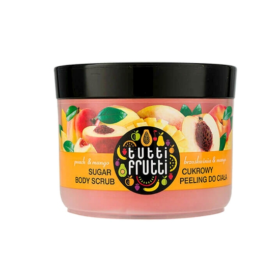 لایه بردار بدن شکری فارمونا هلو و انبه توتی فروتی فارمونا 300 گرم