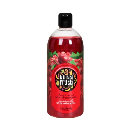 شامپو بدن فارمونا حاوی گیلاس و انگور فرنگی توتی فروتی حجم 500 میلی لیتر