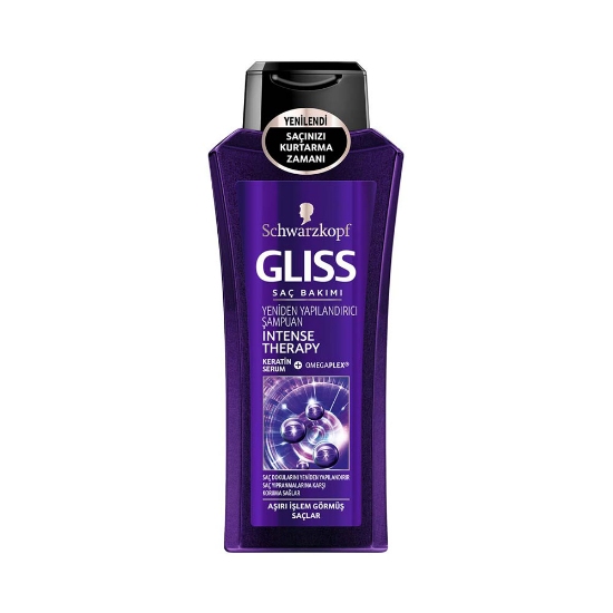 شامپو احیا کننده مو گلیس مدل Intense Therapy حجم ۵۲۵ میلی لیتر