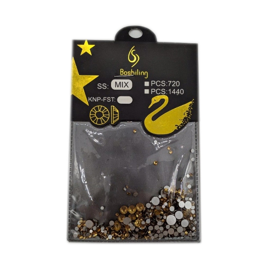 نگین ناخن وینز 720 عددی 5 سایز شماره 62