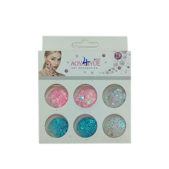 دیزاین ناخن 6 تایی شماره 4