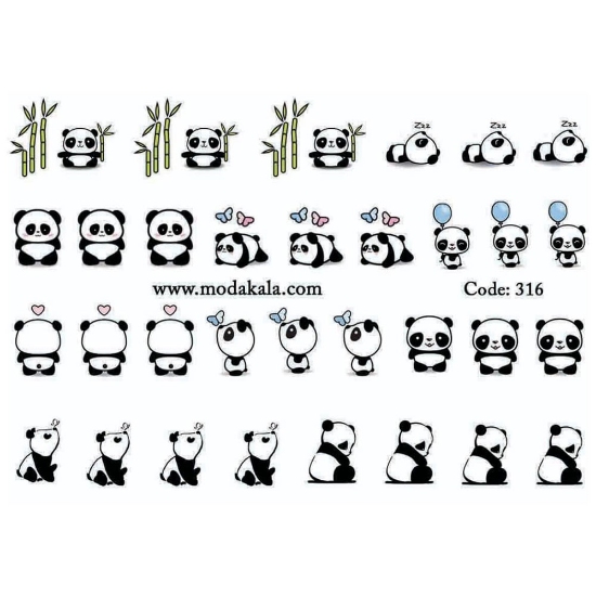 لنز ناخن شماره 316