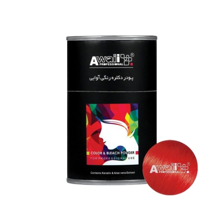 پودر دکلره رنگی آوایی رنگ قرمز آتشین پودر دکلره رنگی آوایی رنگ قرمز آتشین