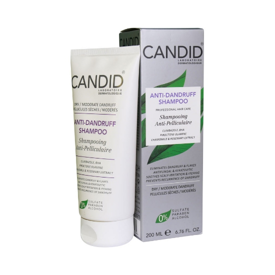 شامپو ضد شوره کاندید برای شوره خشک و ملایم حجم 200 میلی لیتر