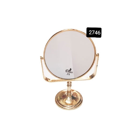 آينه آرایشی پايه دار گرد با بزرگنمایی 3X دالاس مدل 2746