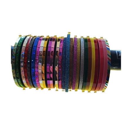 نوار ديزاين ناخن مدل لمه 2 ميل شماره 140