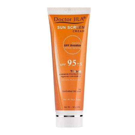 ضد آفتاب رنگی دکتر ژیلا SPF95