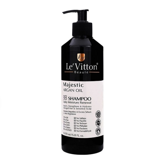 شامپو BB موهاي خشك و آسيب ديده لويتون حجم 470 ميلی لیتر