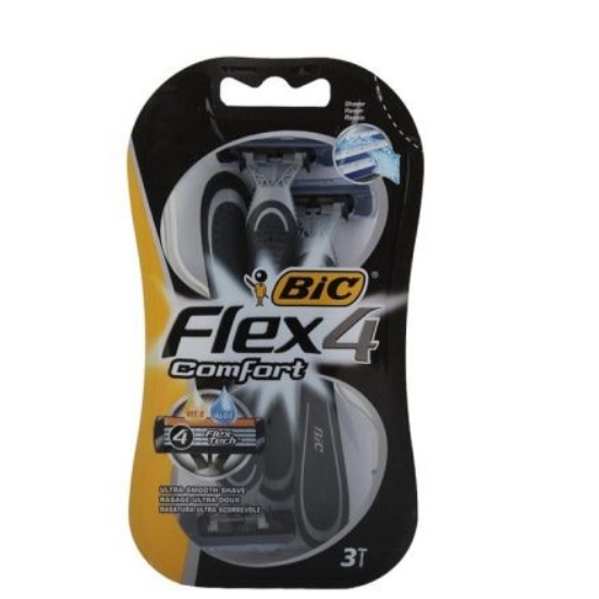 تیغ خودتراش بیک مدل 4فلکس بسته 3 عددی