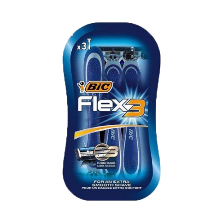 تیغ خودتراش بیک مدل 3فلکس بسته3 عددی 