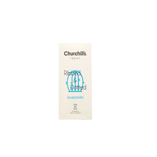  كاندوم چرچيلز مدل خاردار تاخيري دبل روان كننده وانيل