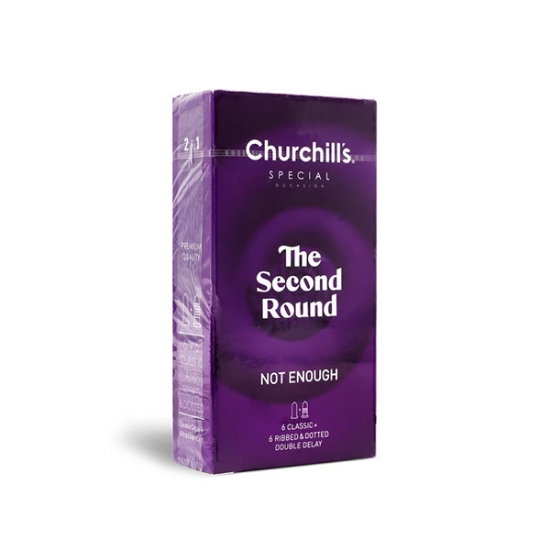  كاندوم چرچيلز مدل اسپشيال (6خاردار + 6نرمال) تاخيري دبل