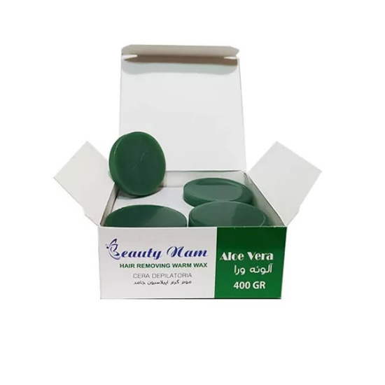 موم گرم جامد آلوئه ورا سکه ای بیوتی نام