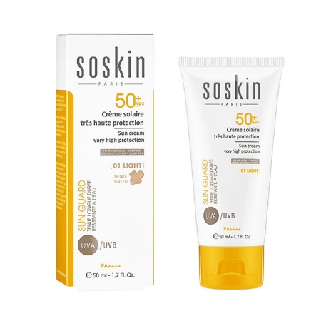 کرم ضد آفتاب رنگی ساسکین SPF 50
