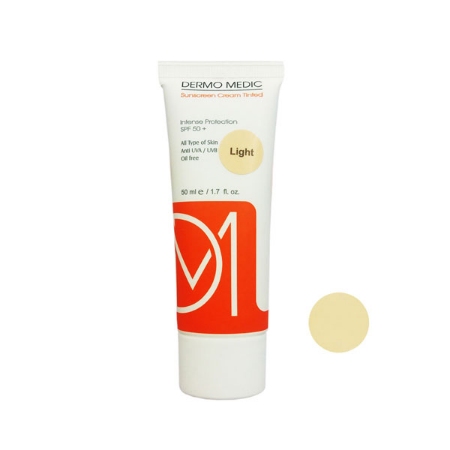کرم ضد آفتاب درمو مدیک مدل O.LB.01 لایت حجم 50 میلی لیتر