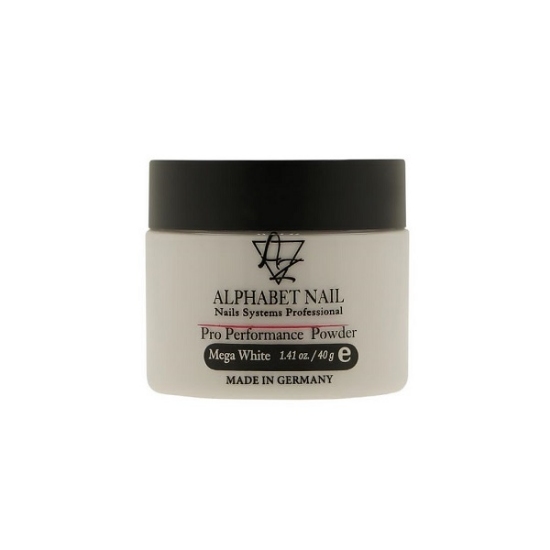 پودر کاشت ناخن ای زد مدل مگا وایت حجم 40 گرم 