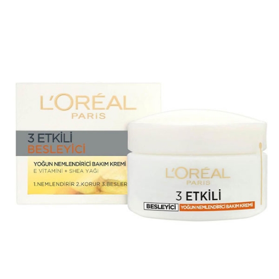 کرم مرطوب کننده سه کاره لورآل Besleyici حجم 50 میلی لیتر
