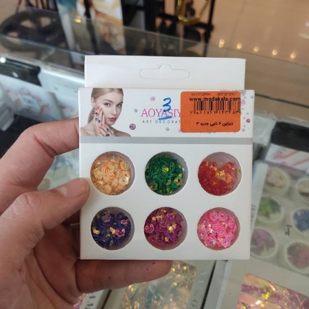 دیزاین ناخن 6 تایی شماره 3