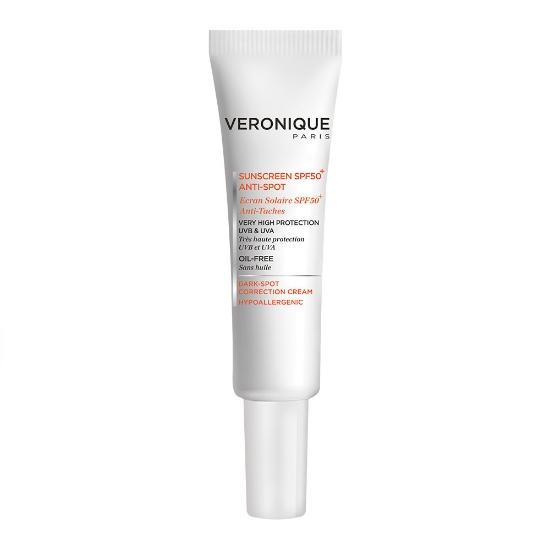 ضد آفتاب ضد لک +SPF50 فاقد چربی ورونیک حجم 40 میلی لیتر