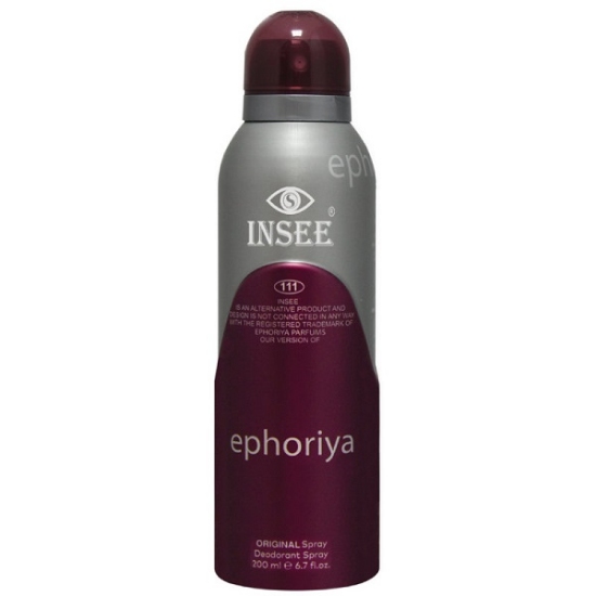 عکس اسپری خوشبو کننده بدن زنانه اینسی مدل ایفوریا حجم 200 میلی لیتر