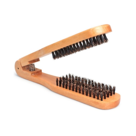 برس كراتين مو مدل دو طرفه چوبي